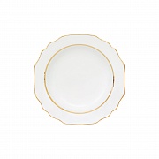 Тарелка суповая фарфоровая VIENA PREMIUM GOLD, д. 23 см