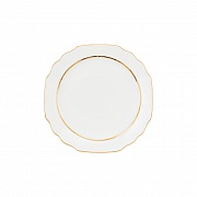 Блюдо круглое фарфоровое VIENA PREMIUM GOLD, д. 22 см